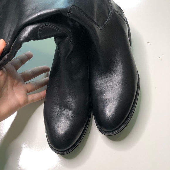 Sam Edelman Black Leather Penny Classic Equestrian Boots Sz 7 - Picture 4 of 8